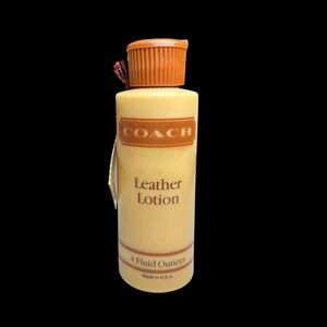 Coach Leather Lotion 4oz Vintage Leather Cleaner Conditioner 65% Full Made in US